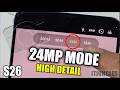 How to Turn On 24MP Camera Option on Galaxy S26