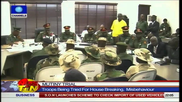 News@10: Nigerian Army Court Martials 97 Soldiers For Mutiny 021014 Pt.1