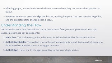 Solving the Provider Issue in Flutter for Authentication Flow