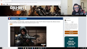 *NEW* COD BO4 1.10 UPDATE PATCH NOTES - REACTIVE CAMO ON ANY GUN, ZERO NERF + MORE (1.10 UPDATE BO4)