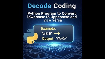 Convert all lowercase letters to uppercase and vice versa