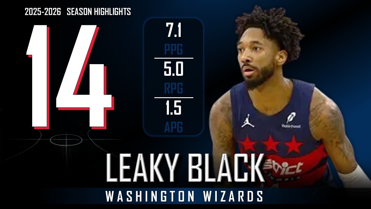 Leaky Black || 2025-2026 Washington Wizards Highlights