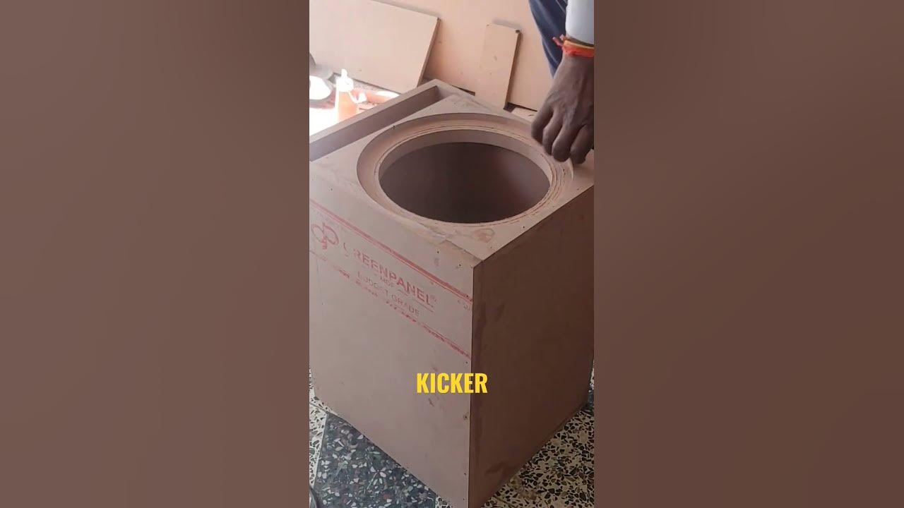 10" Subwoofer Build | Kicker CompC | Loud bass #trending #subscribe #woodworking #hifi #viralvideo