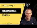 C and net fundamentals of exceptions