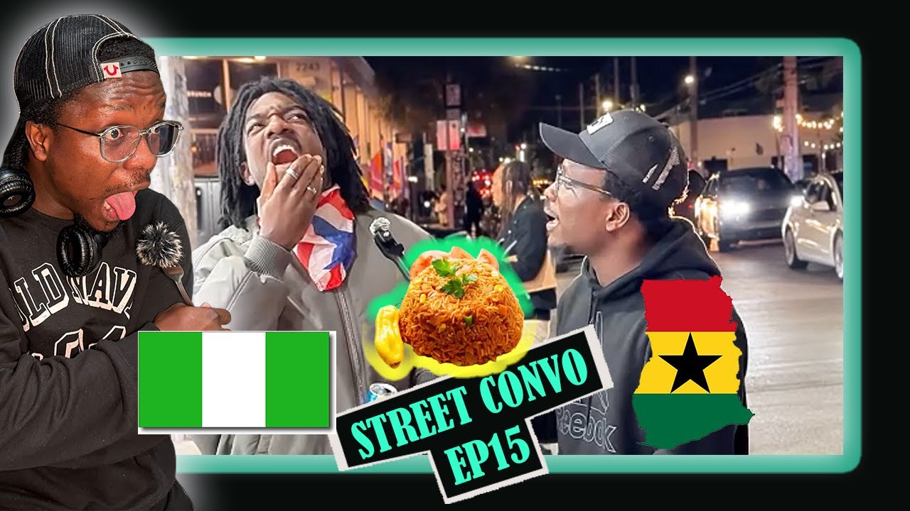 Ghana Jollof or Nigeria Jollof? Street Convo Decides | STREET CONVO EP15