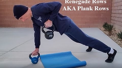 Renegade Rows AKA Plank Rows