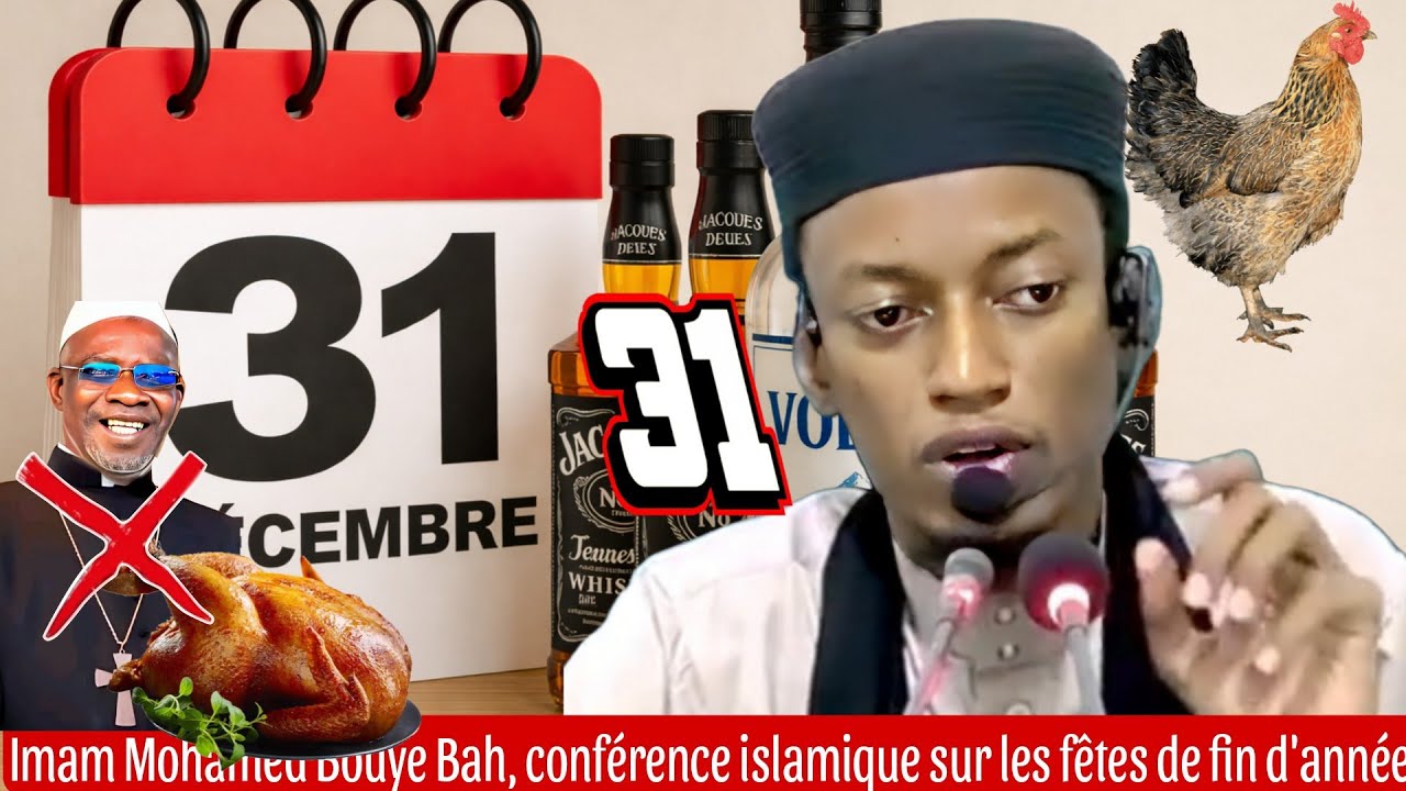 Imam Mohamed Bouye Bah, conférence islamique,la fête de fin d'année abominable en islam 