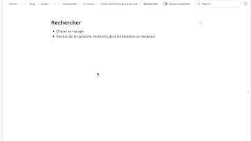 Tuto Workflowy français 7/12 effectuer une recherche