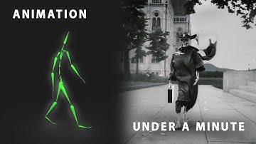 How to animate a character in less than a minute - Cinema 4D