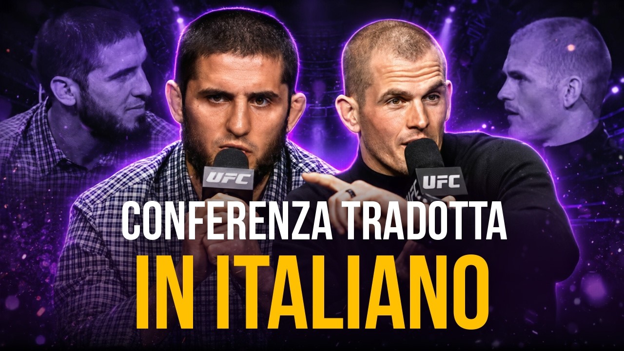 IAN GARRY SOMMERSO DI FISCHI nella conferenza stampa di #UFC330 con Islam Makhachev