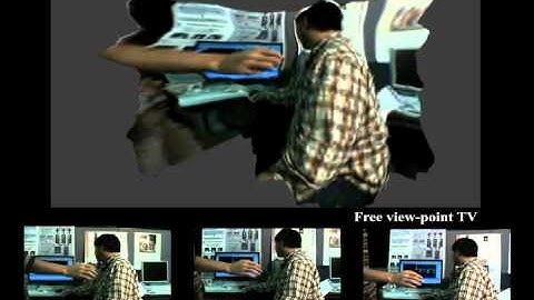 Free Viewpoint TV Captureing System Demo