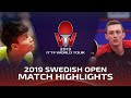 Liam Pitchford vs Zhou Qihao | 2019 ITTF Swedish Open Highlights (R32)