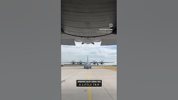 Thumbnail of C-130 Rollin’ Down the Strip at #AirDefender2023.                    #c130 #aviationlovers