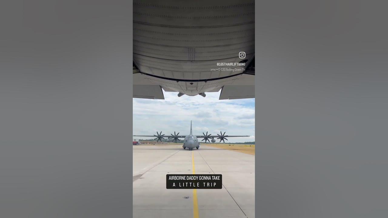 C-130 Rollin’ Down the Strip at #AirDefender2023. #c130 #aviationlovers C-130 Rollin’ Down the Strip at #AirDefender2023. #c130 #aviationlovers