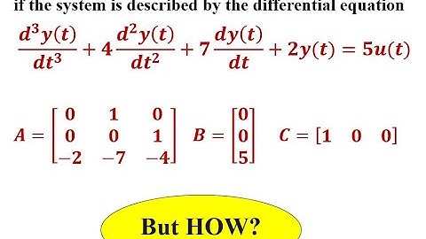 Q10.a Construct the state model using phase variables for system described by differential equation