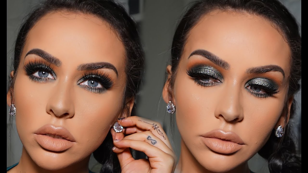 Deep Teal Fall Makeup