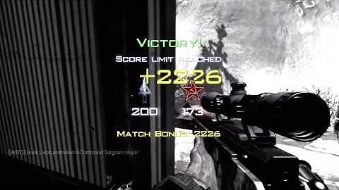 MW3 Insane 7 Man Javelin Winning Kill Cam!