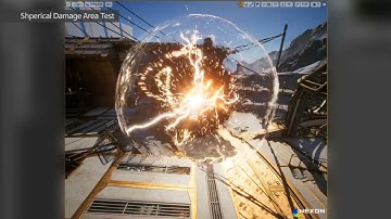 Spherical Damage Area Test in early 2021. UE4
