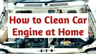 How to Clean Car Engine at Home | Engine Bay Cleaning