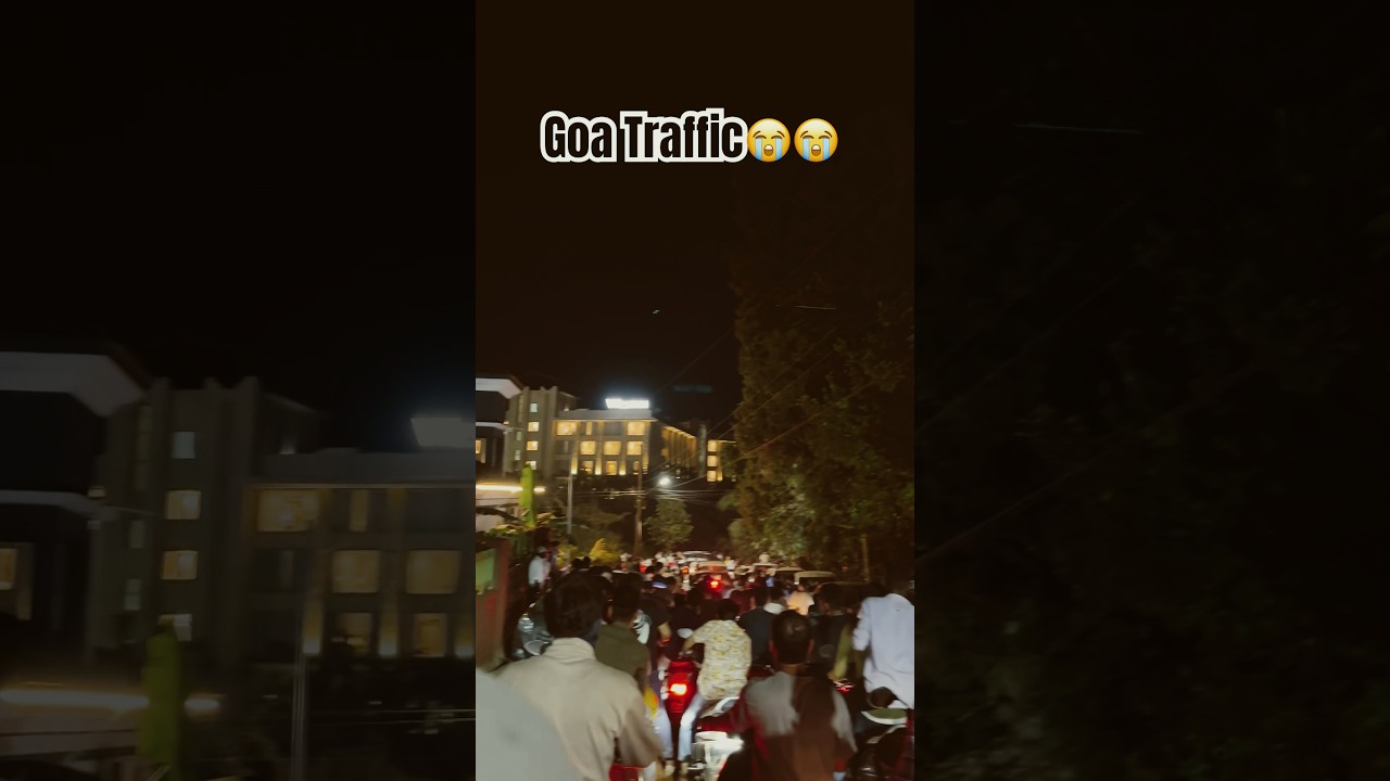 Goa traffic on New year 