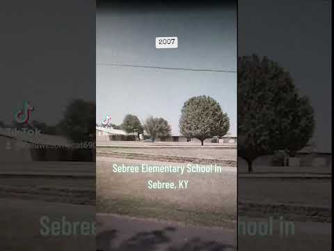 Sebree Elementary School over the years