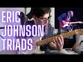 Eric johnson technique  spread triads  cours de guitare