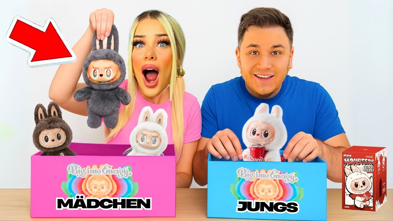 JUNGS gegen MÄDCHEN LABUBU OPENING 😳