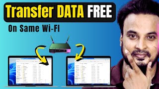 Share Files Between Two Computers on the Same WiFi Network FREE (2024 NEW) screenshot 1
