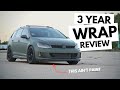 Longterm vinyl wrap review  should you wrap your car  pros  cons of 3m vinyl