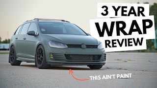 LongTerm Vinyl Wrap Review  Should You Wrap Your Car? | Pros + Cons of 3M Vinyl