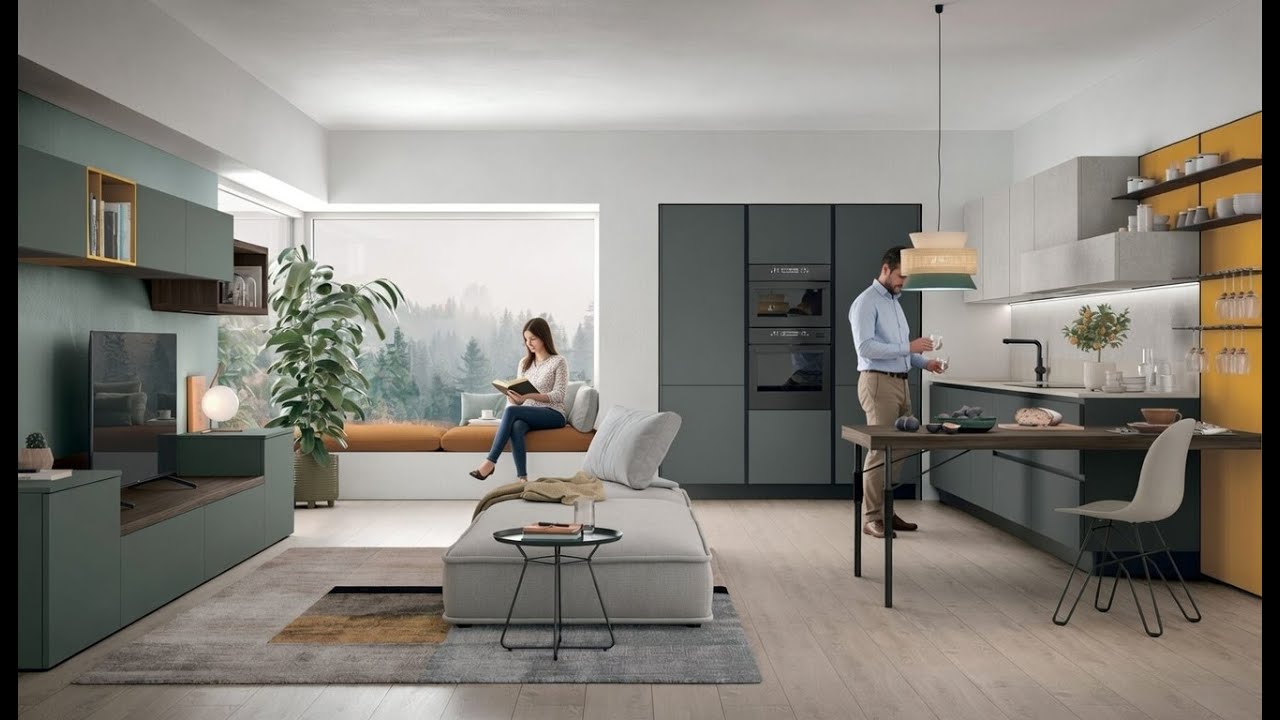 'Young' Modern fresh, trendy spirit Kitchen 