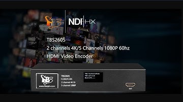 TBS2605 NDI®|HX2 supported 2 channels 4K/5 Channels 1080P 60hz HDMI Video Encoder