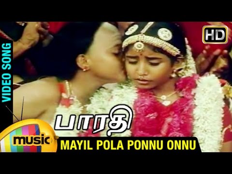 Bharathi Tamil Movie Songs  Mayil Pola Ponnu Onnu Video Song  Male  Sayaji Shinde  Ilayaraja