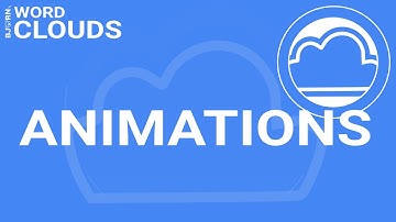 Word Cloud Studio - the new Animation Tab