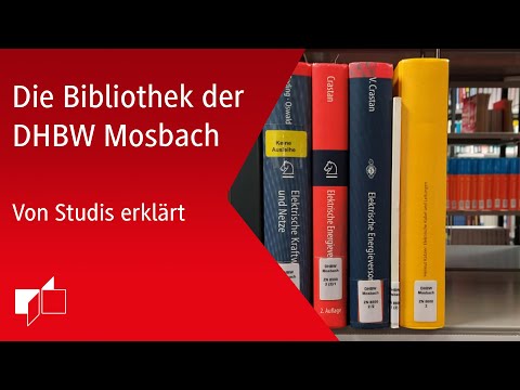 Studis erklären: Die Bibliothek der DHBW Mosbach