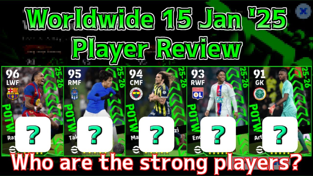 POTW Worldwide 15 Jan '25 Player Review │ eFootball Mobile 2026
