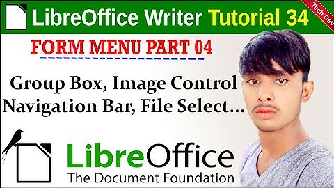 LibreOffice writer tutorial 34 form menu part 4 || in hindi || by dev bind || technical dev
