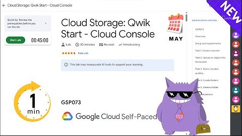 Cloud Storage: Qwik Start - Cloud Console| #2025 | #GSP073 |#qwiklabs |Solution