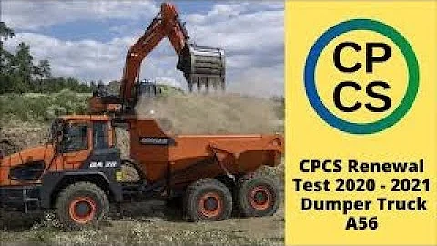 How To Pass The CPCS Blue Card Renewal Test | Articulated Dump Truck A56 or RT56