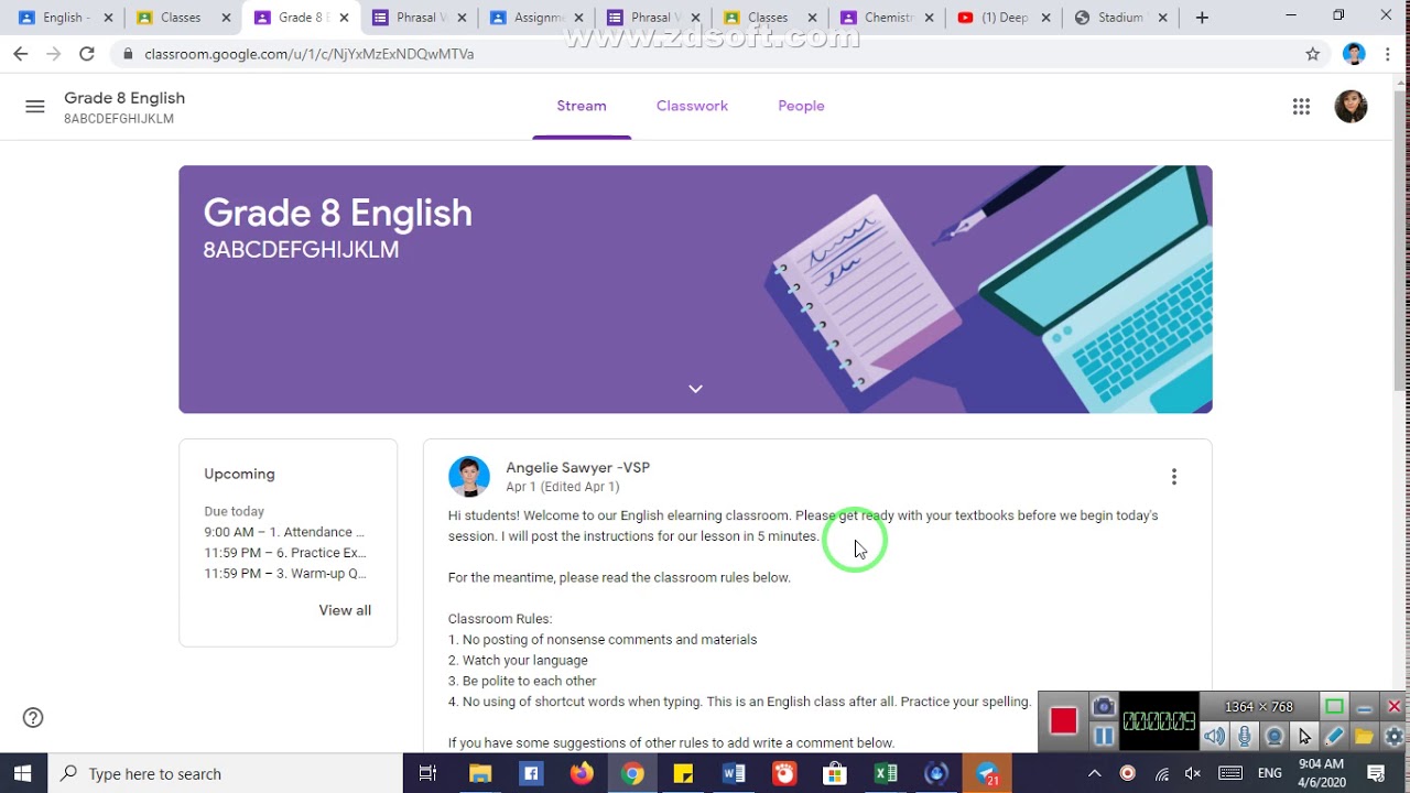 How to turn in homework and classwork in google classroom - YouTube