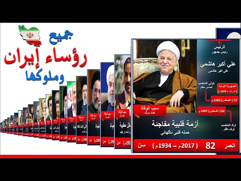 جميع رؤساء وملوك إيران بالترتيب أسماء رؤساء إيران بالصور رئيس إيران السابق والجديد