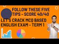 Most Important Tips To Crack MCQs BASES ENGLISH EXAM Term 1 Score 40 40 mp3