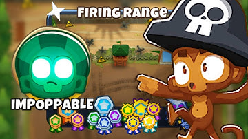 Firing Range [Impoppable] [🚫 Monkey Knowledge] Walkthrough/Guide | Bloons TD6