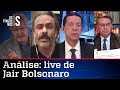 Comentaristas analisam live de Jair Bolsonaro de 15/04/21