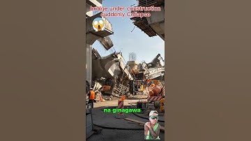 bridge under construction suddenly collapse #shortsvideo #bridgecollapsed
