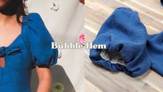 How to Draft and Sew a Bubble Hem on a Puffed Balloon Sleeve - Easy but Elevated by Lydia Naomi 3,348 views 10 months ago 8 minutes, 3 seconds