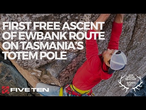 Five Ten 2016 | Sonnie Trotter | First free ascent of Ewbank Route on Tasmania’s Totem Pole