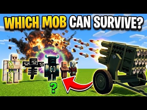 Which Mob Can Survive This NEW Weapon?
