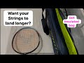 How to make your badminton strings longer ? #badminton #badmintonequipment #badmintonlovers