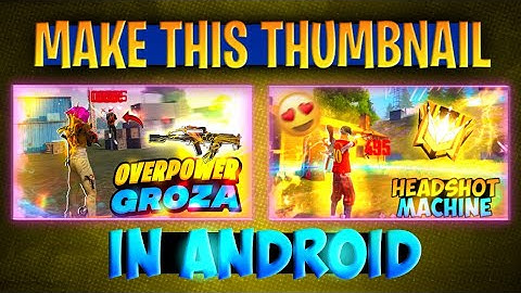 How to make thumbnail like @SWAM13|| How to make thumbnail like @HappyPrinceGaming||